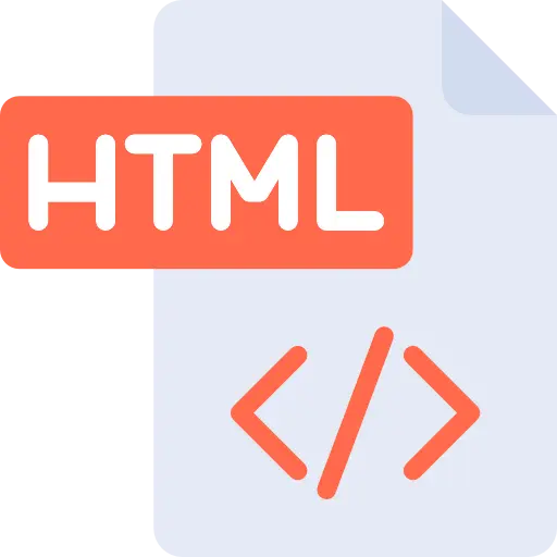 html coding language logo